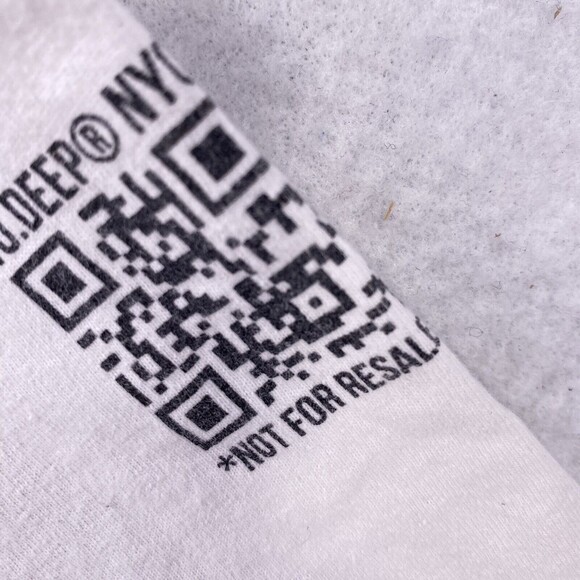 10 DEEP Power Mens T-SHIRT Size Large 2019 White Orange Graphic Tee - Picture 3 of 7